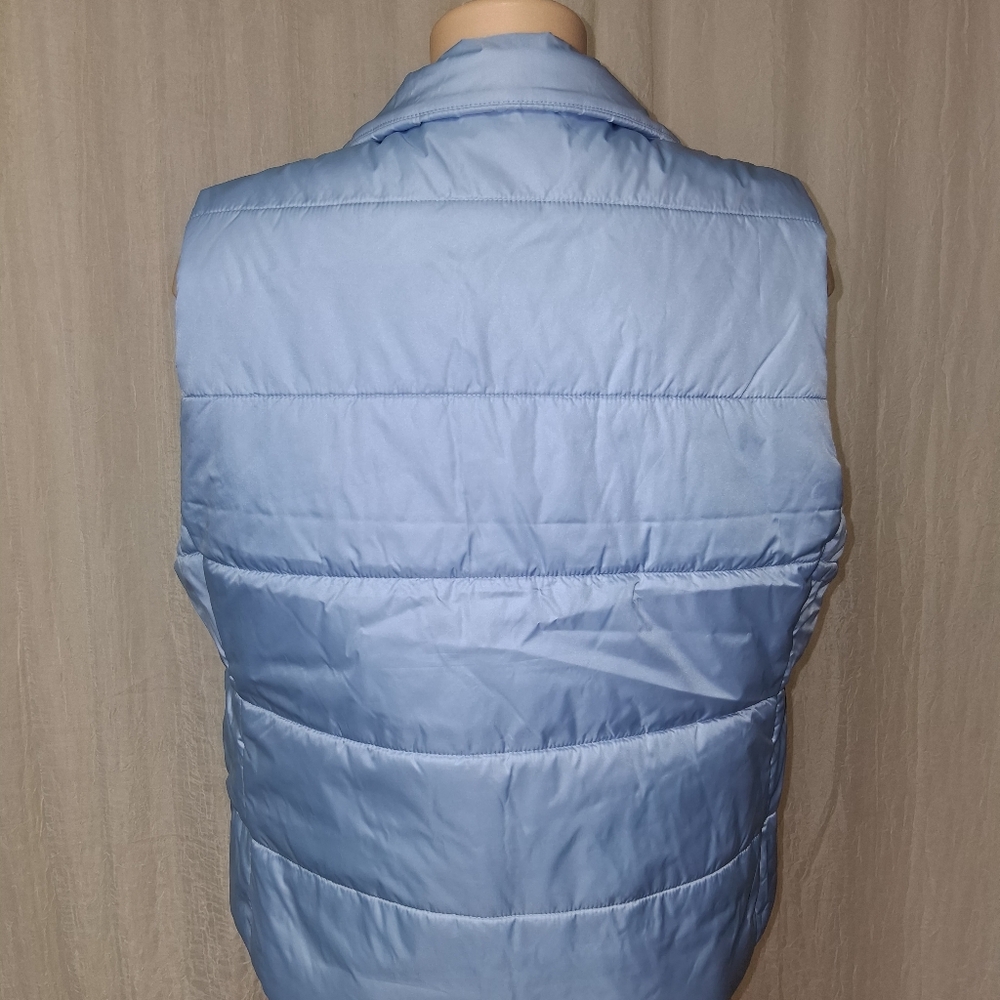 J. Crew Mountain Puffer Vest Sz XL Sky Blue Apparel - Picture 13 of 14